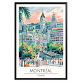 Montréal Canada Travel Poster - GroovyGrove