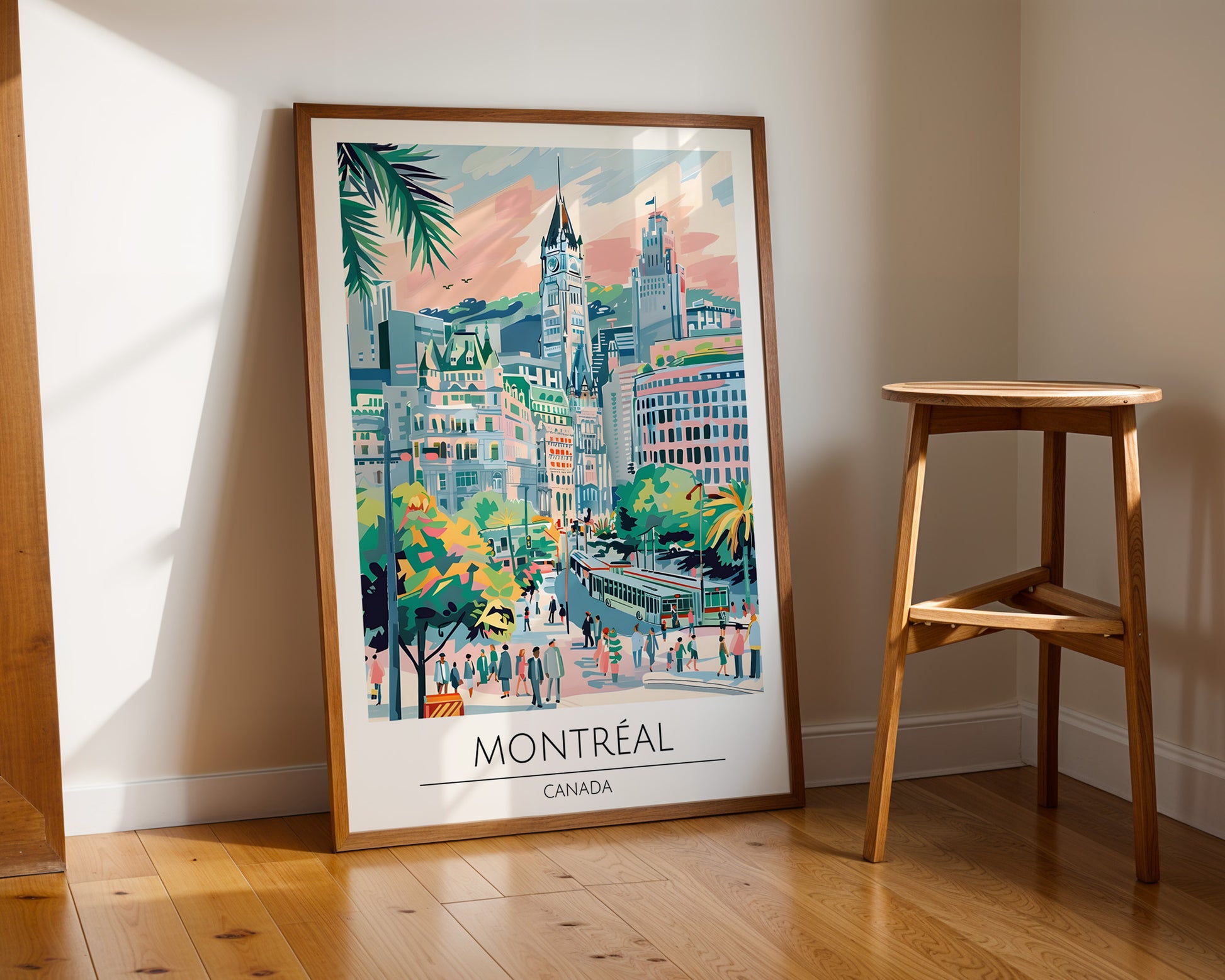 Montréal Canada Travel Poster - GroovyGrove