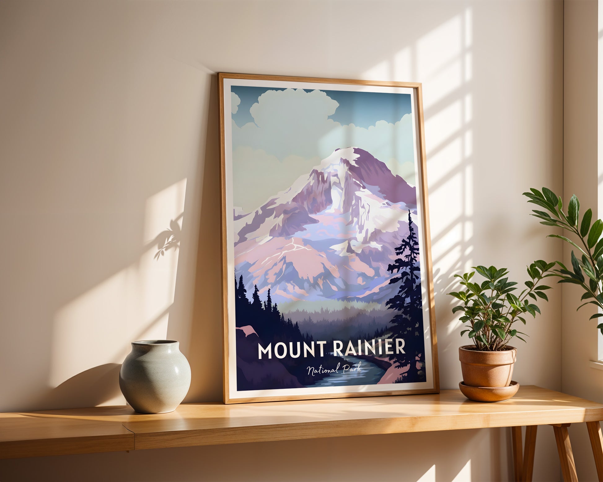 Mount Rainier National Park Poster - GroovyGrove