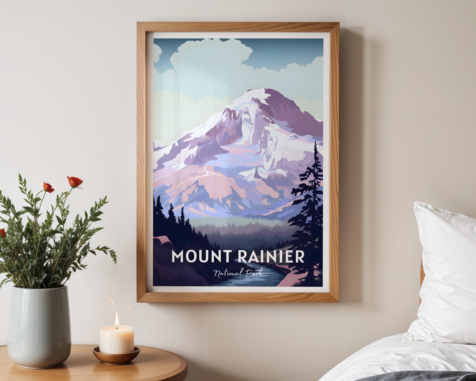 Mount Rainier National Park Poster - GroovyGrove