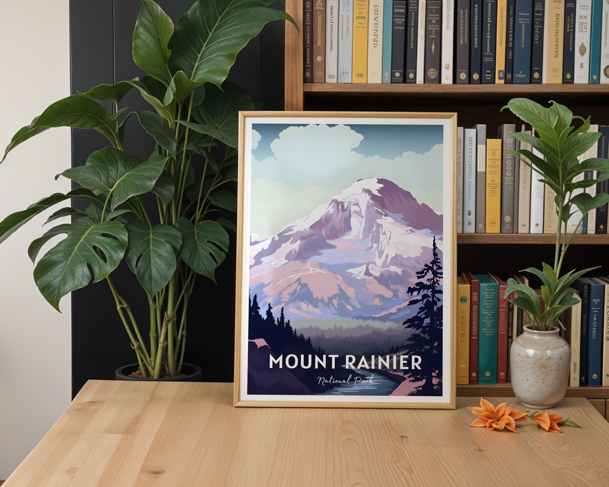 Mount Rainier National Park Poster - GroovyGrove