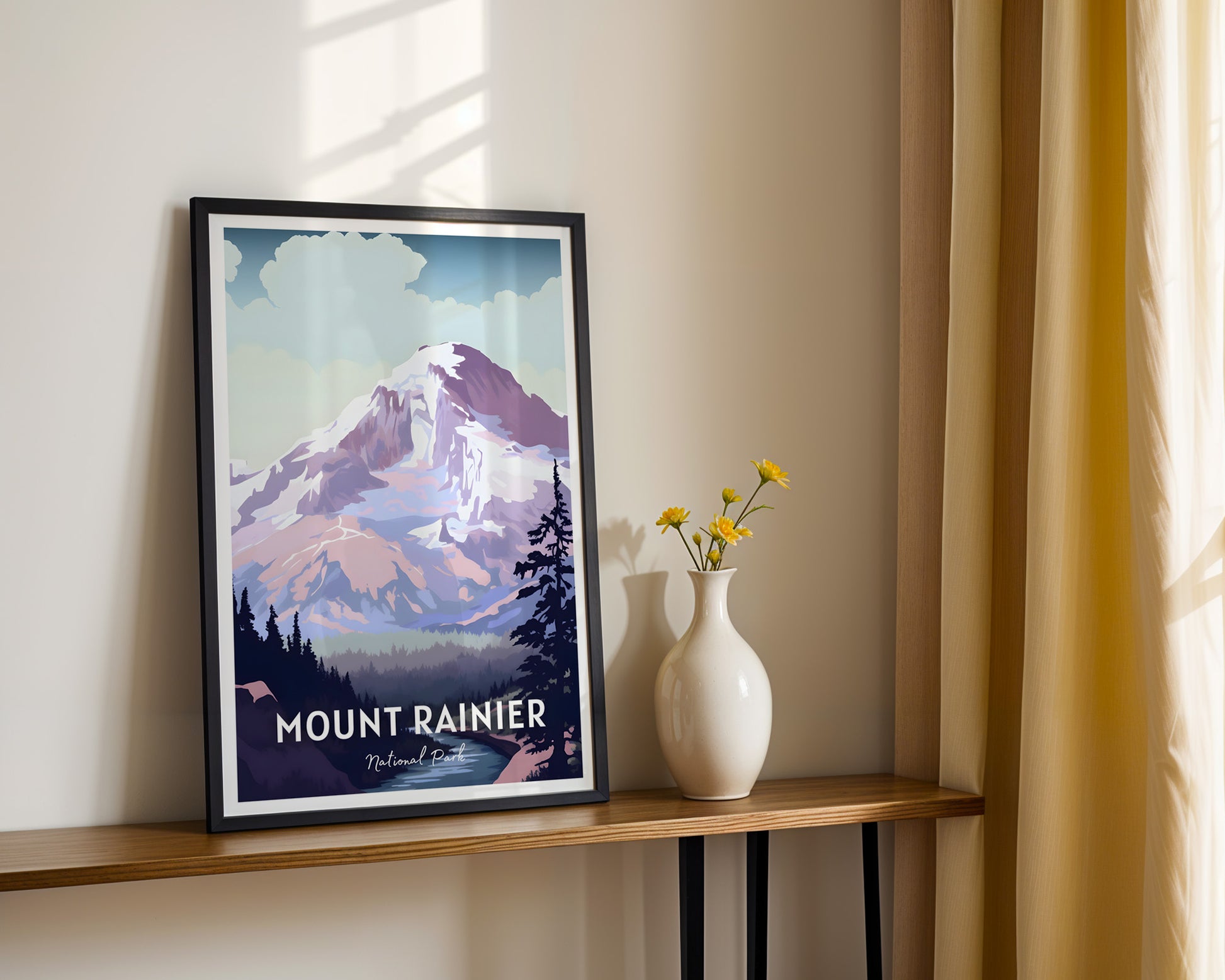 Mount Rainier National Park Poster - GroovyGrove