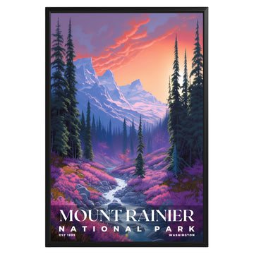 Mount Rainier National Park Poster - GroovyGrove