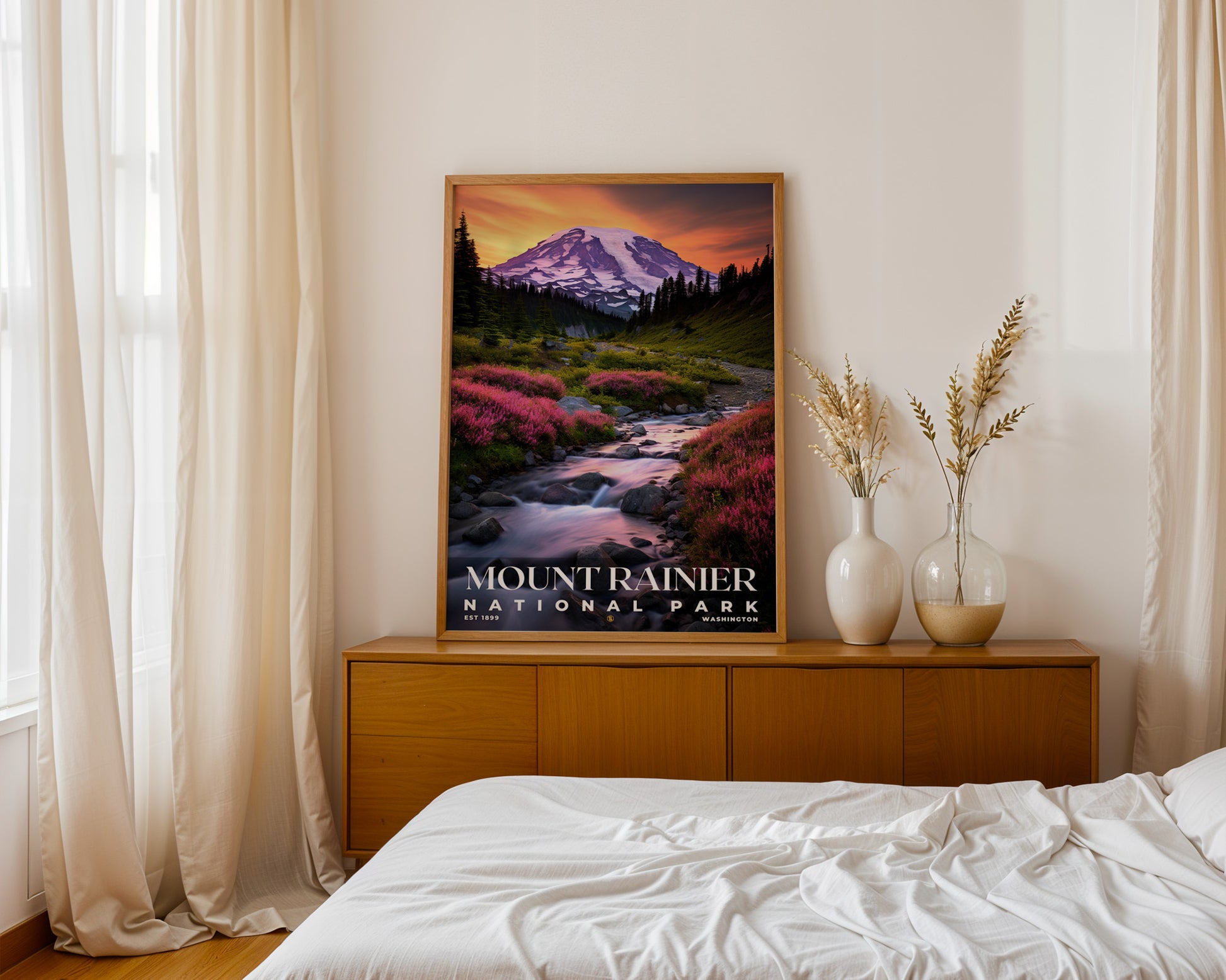 Mount Rainier National Park Poster - GroovyGrove