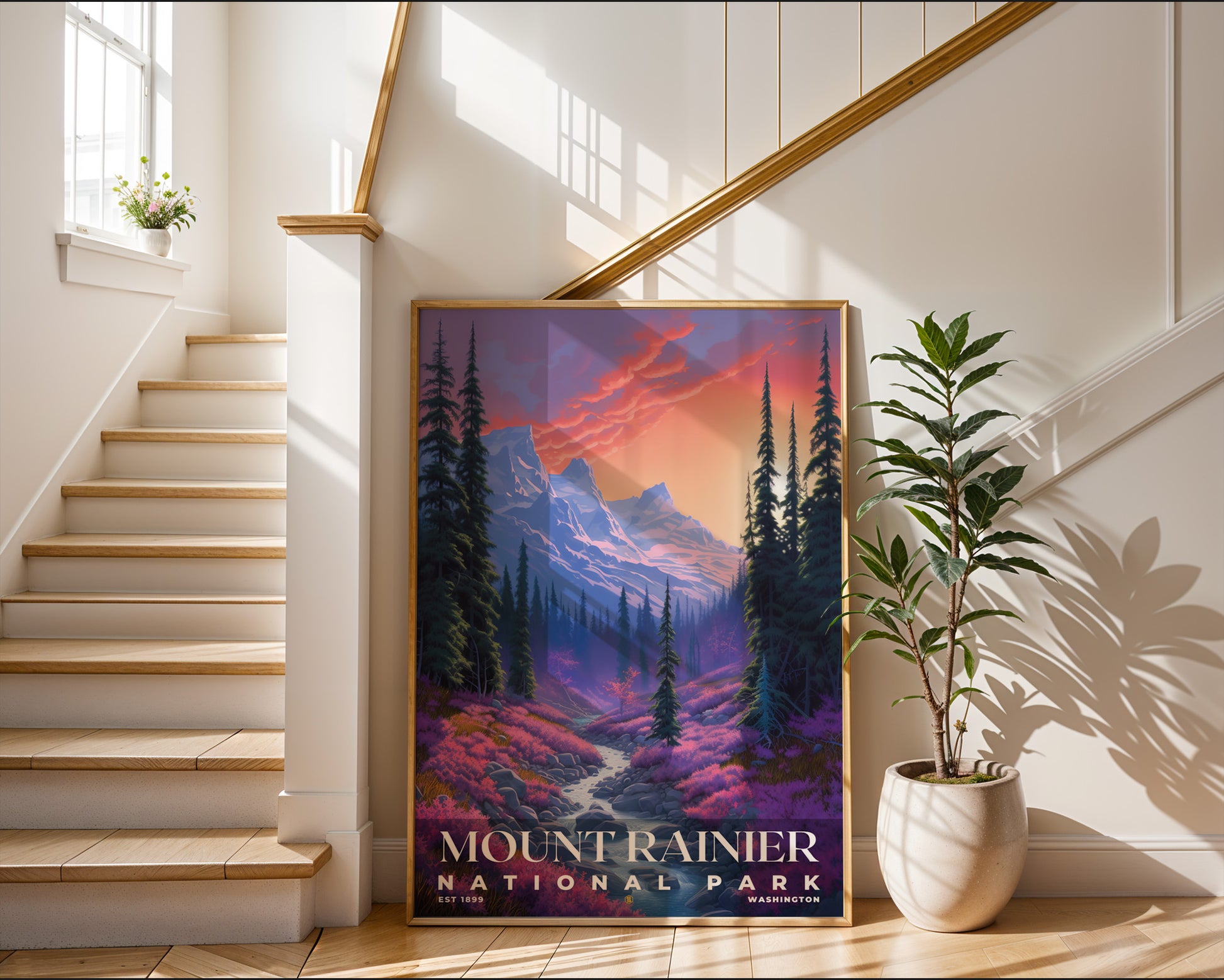 Mount Rainier National Park Poster - GroovyGrove