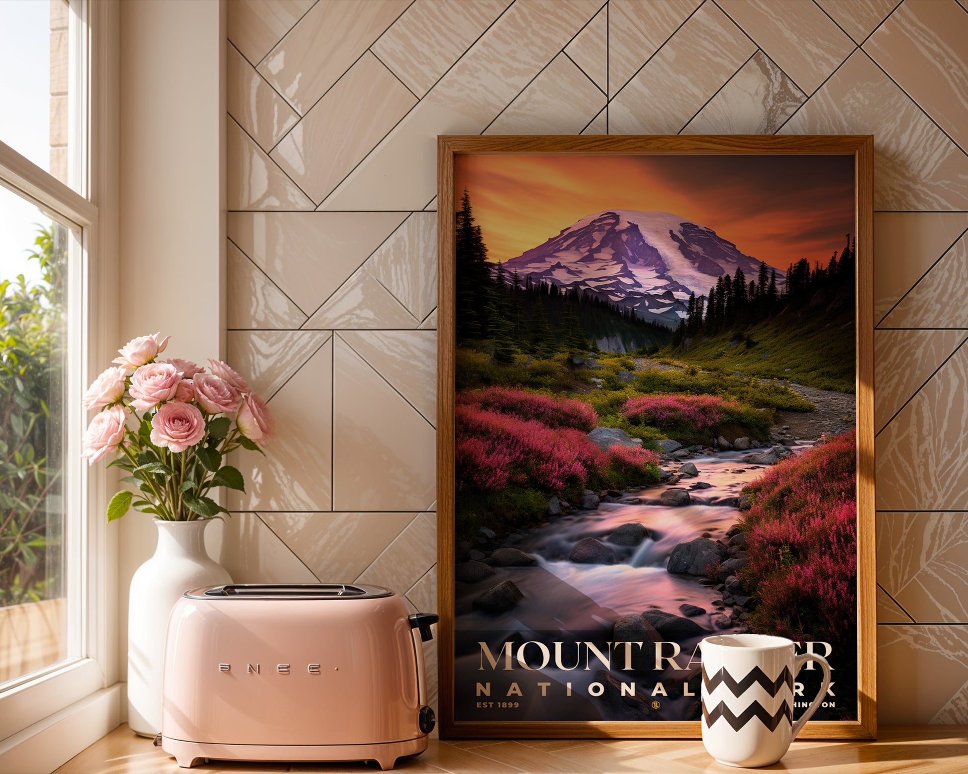 Mount Rainier National Park Poster - GroovyGrove