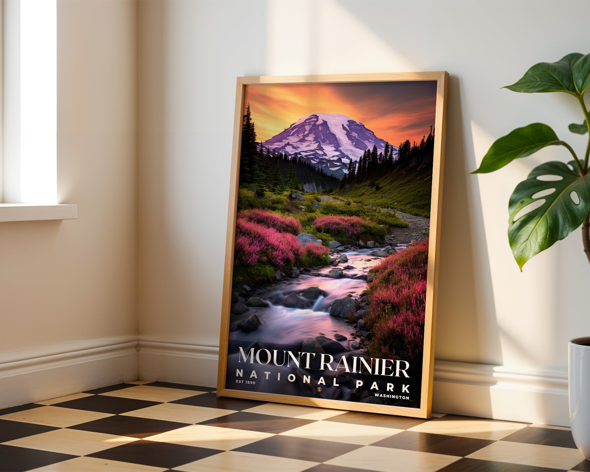 Mount Rainier National Park Poster - GroovyGrove