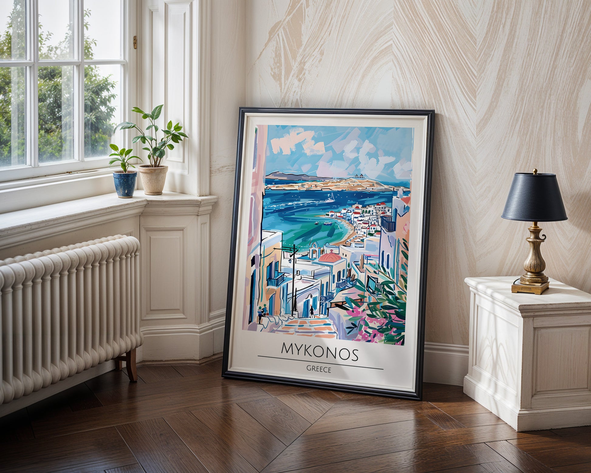 Mykonos Greece Travel Poster - GroovyGrove