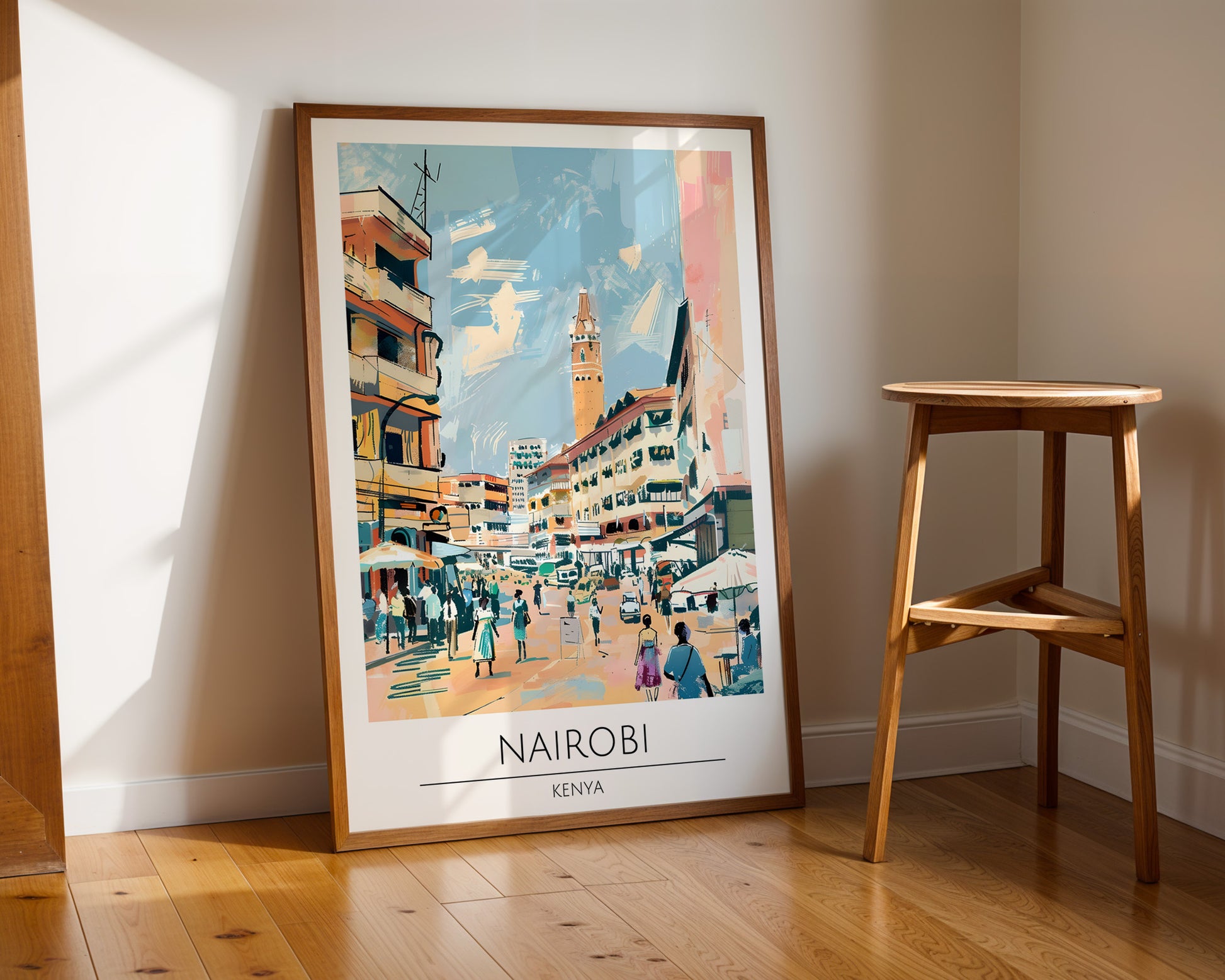 Nairobi Kenya Travel Poster - GroovyGrove