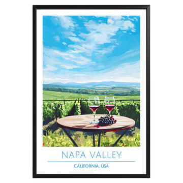 Napa Valley California Poster - GroovyGrove