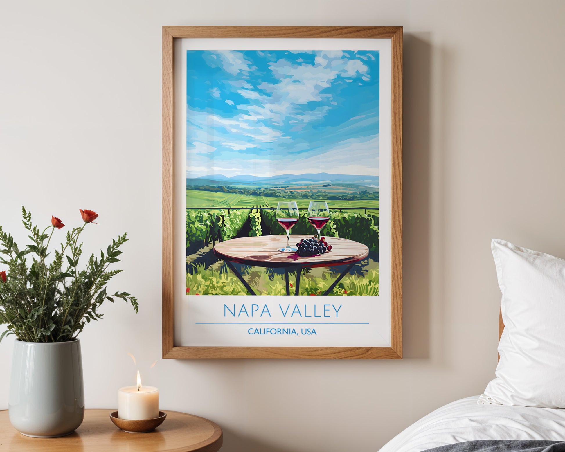 Napa Valley California Poster - GroovyGrove