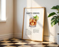 Navy Grog Cocktail Recipe Poster - GroovyGrove