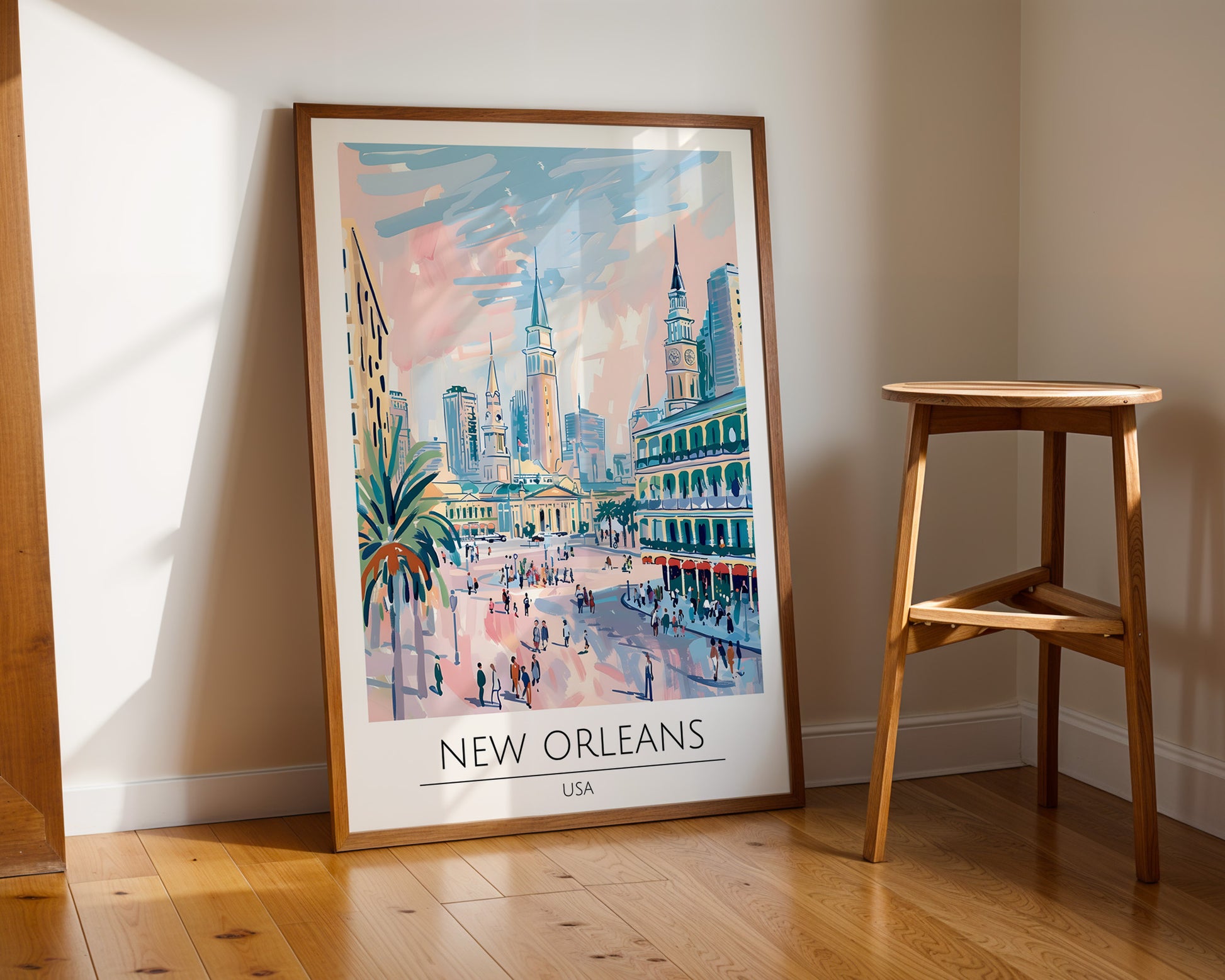 New Orleans Louisiana Travel Poster - GroovyGrove