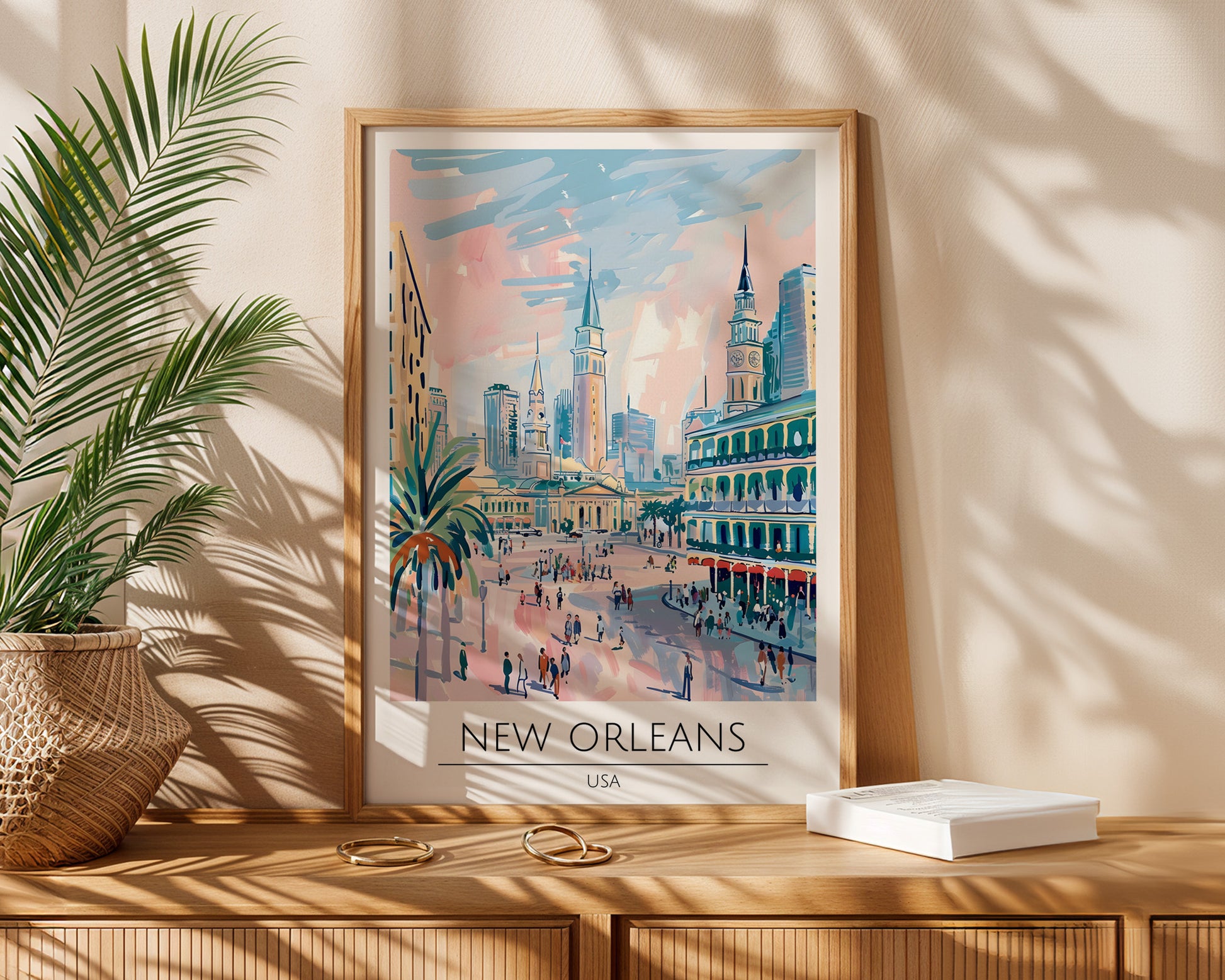 New Orleans Louisiana Travel Poster - GroovyGrove