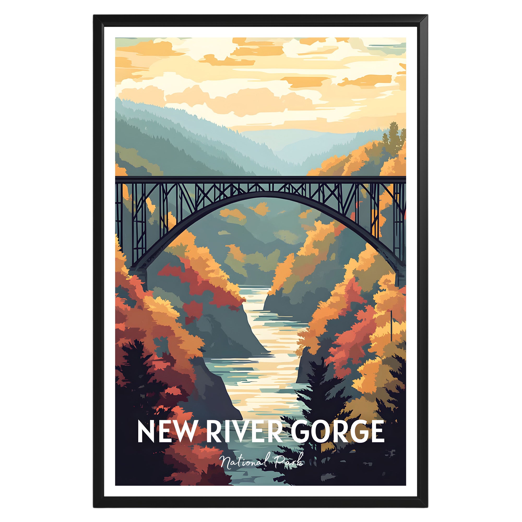 New River Gorge National Park Poster - GroovyGrove