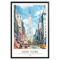 New York City Travel Poster - GroovyGrove