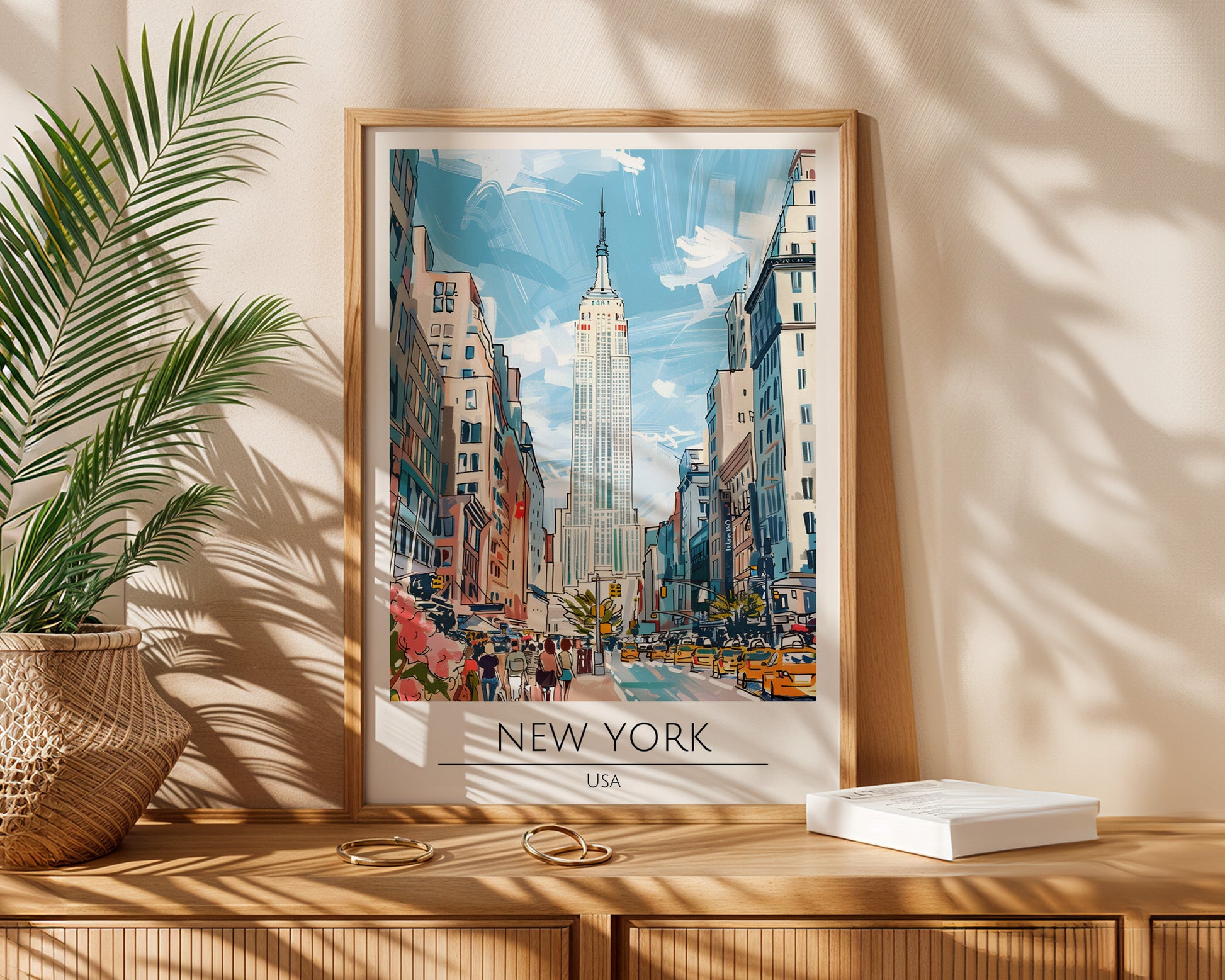 New York City Travel Poster - GroovyGrove