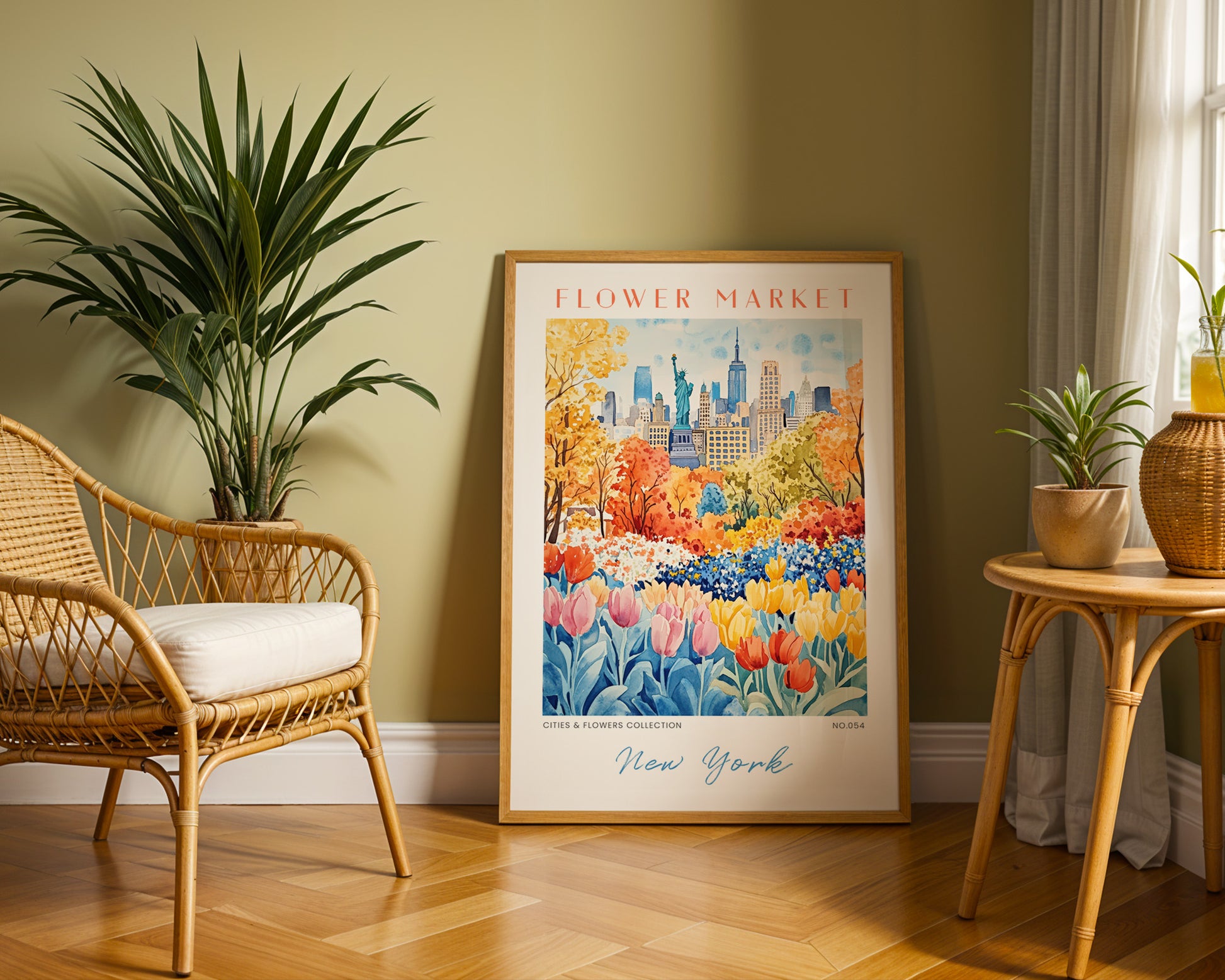 New York Flower Market Poster - GroovyGrove