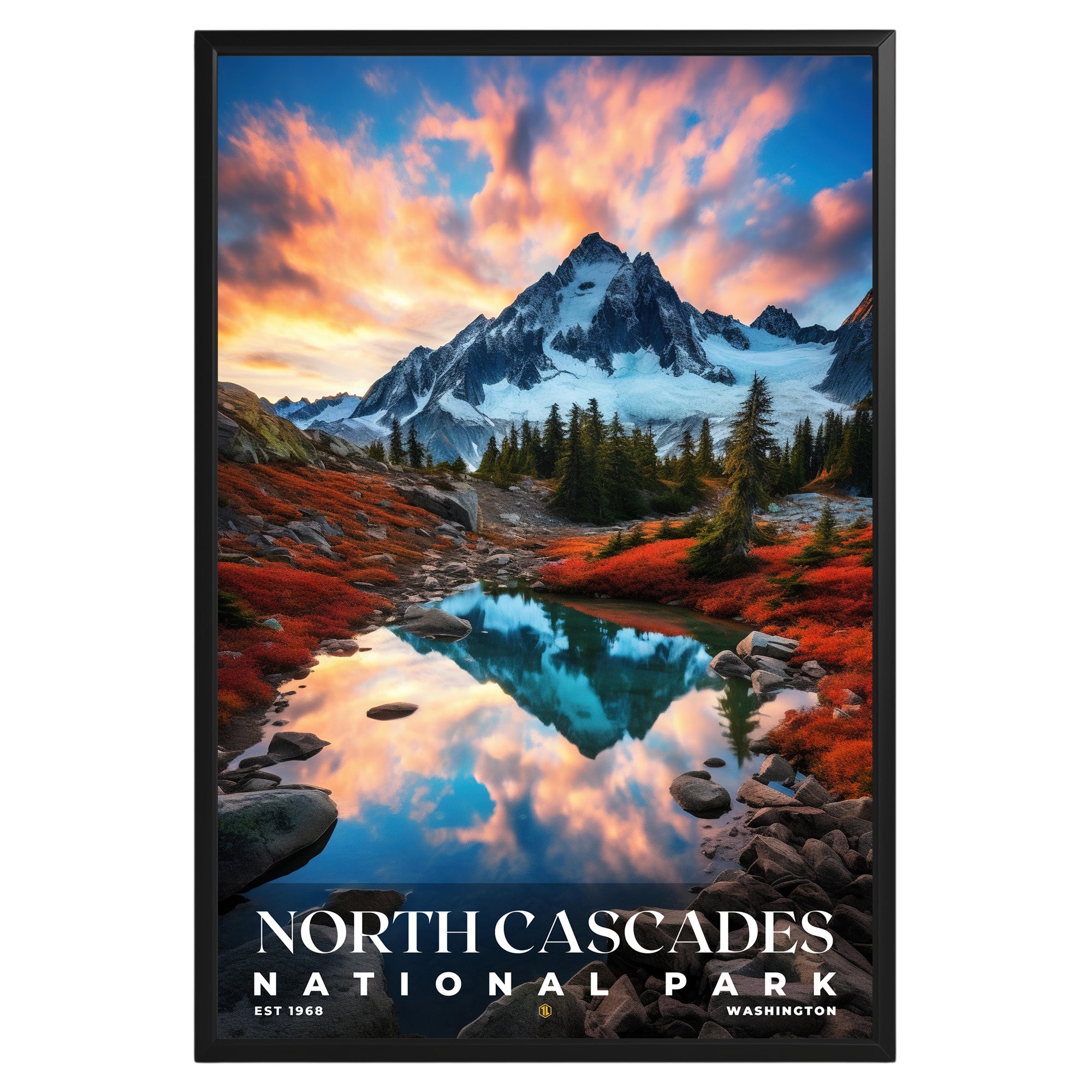 North Cascades National Park Poster - GroovyGrove