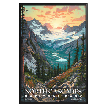 North Cascades National Park Poster - GroovyGrove