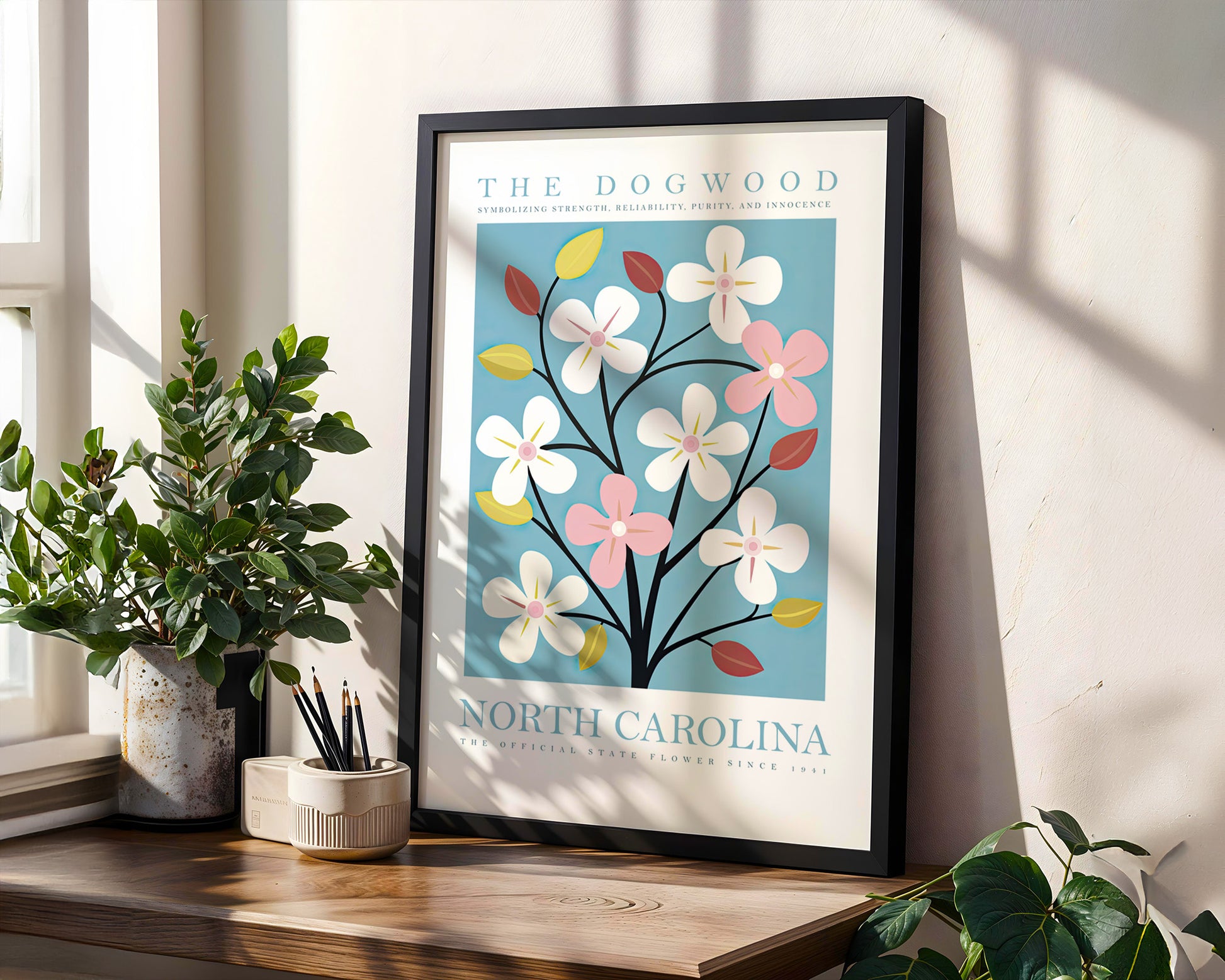 North Carolina State Flower Poster - GroovyGrove