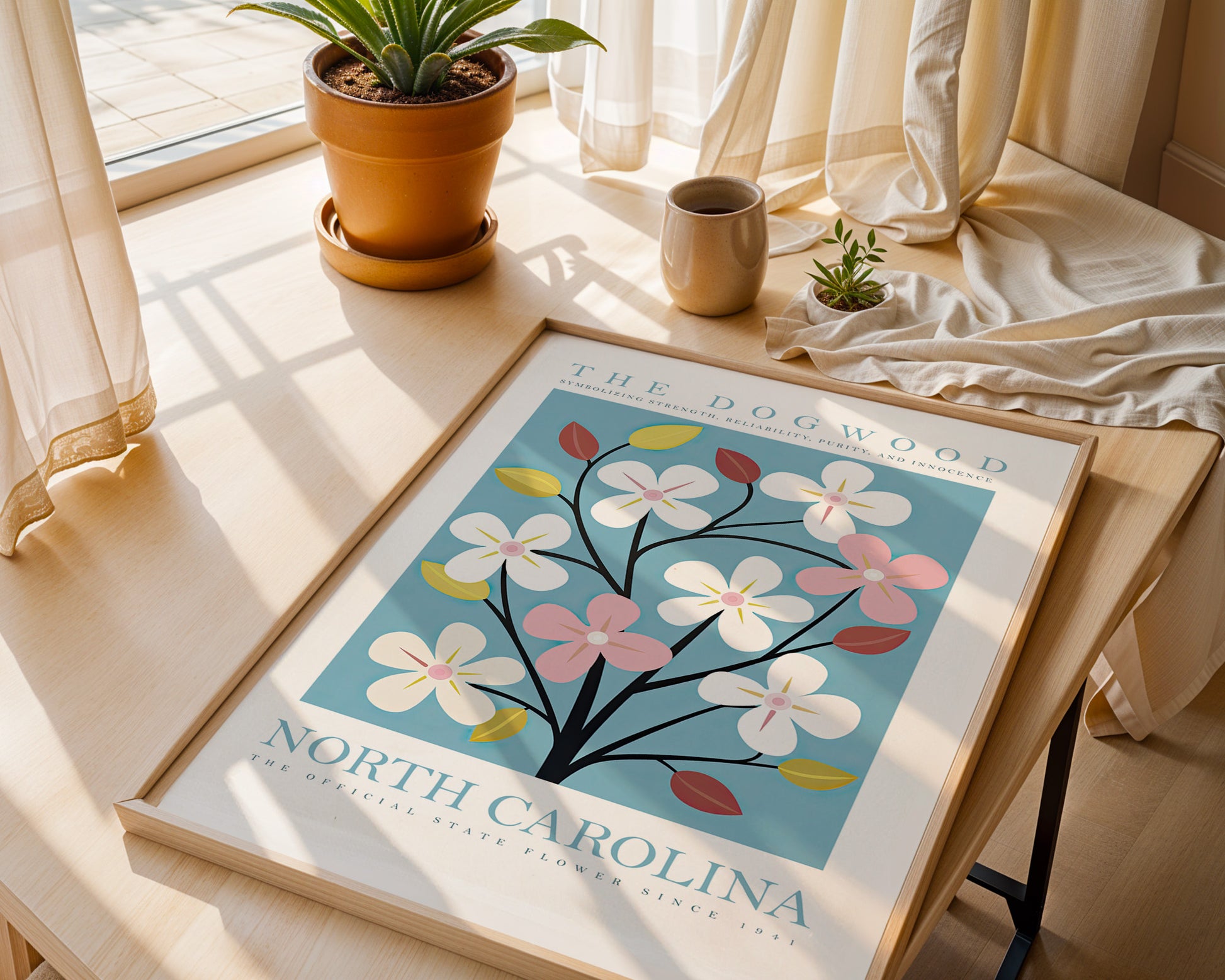 North Carolina State Flower Poster - GroovyGrove