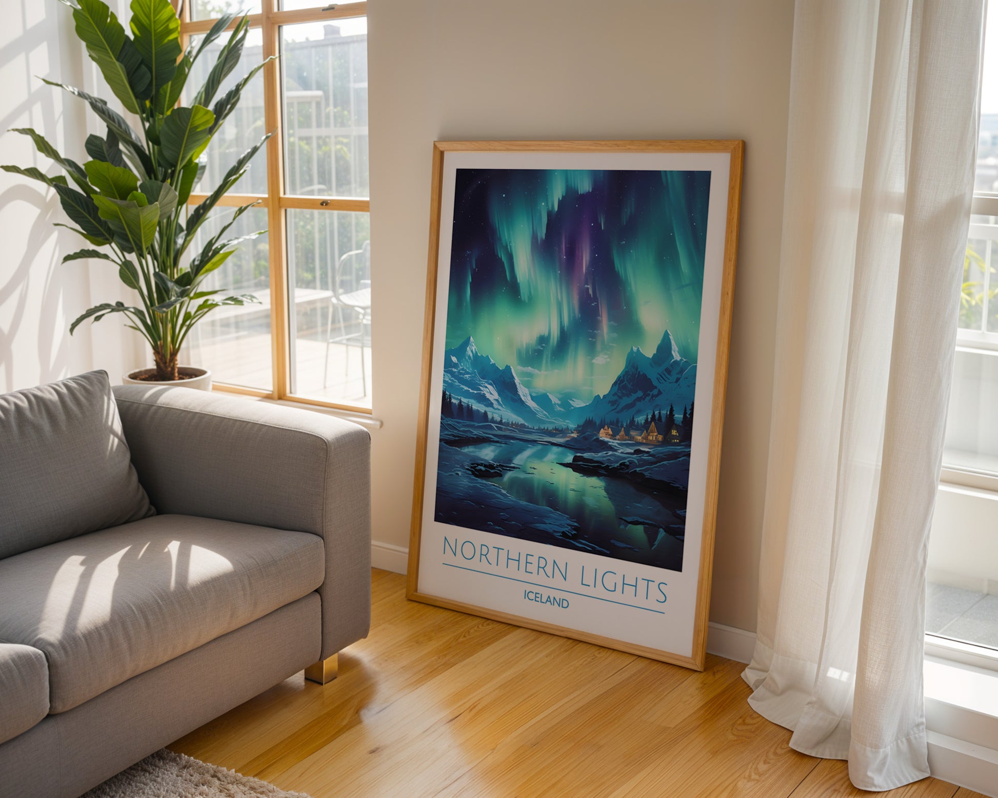 Northern Lights Iceland Poster - GroovyGrove