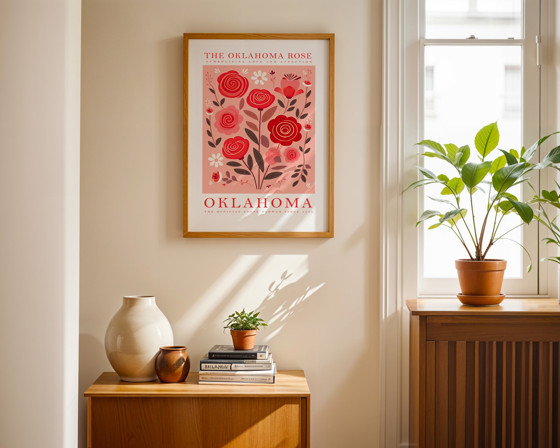 Oklahoma State Flower Poster - GroovyGrove