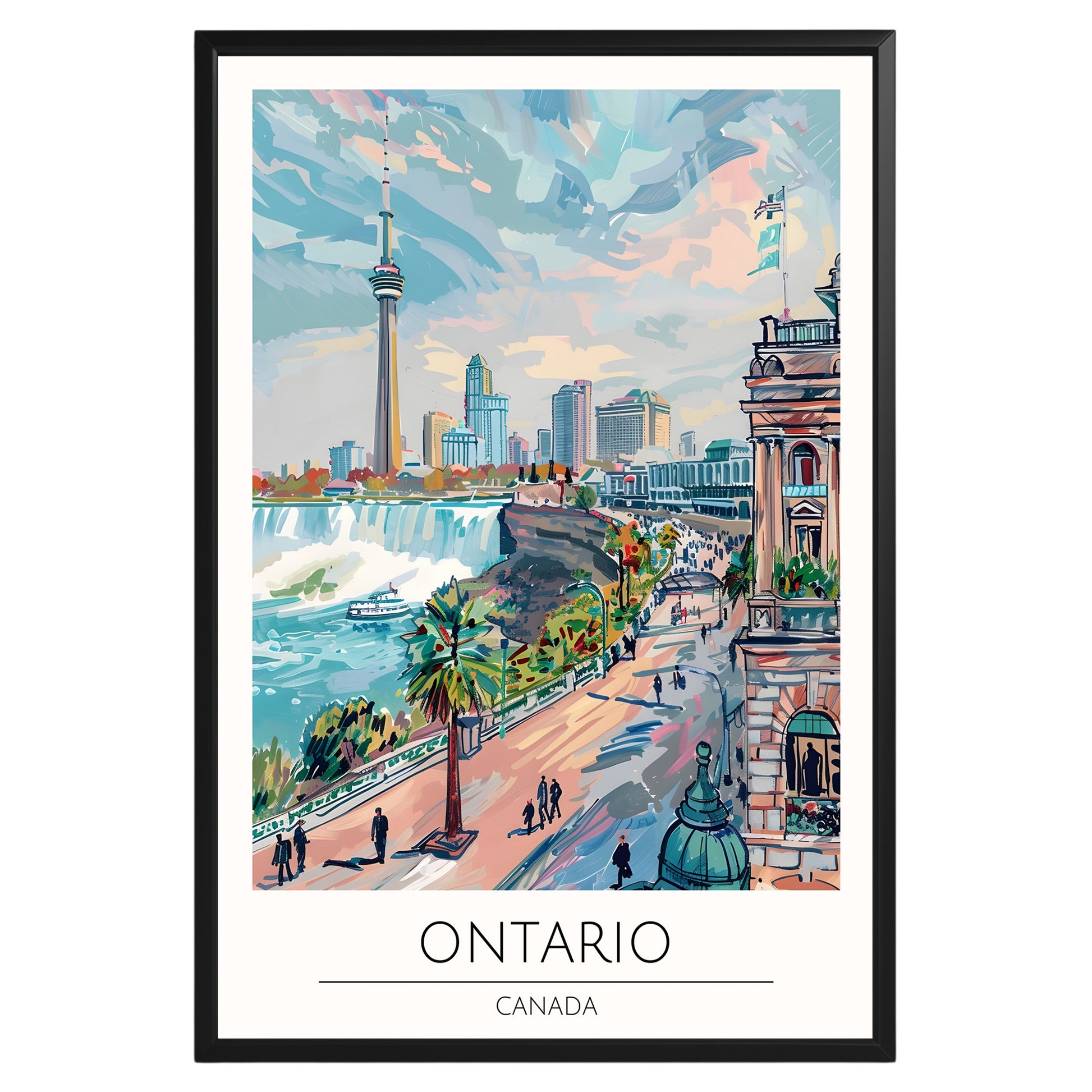 Ontario Canada Travel Poster - GroovyGrove