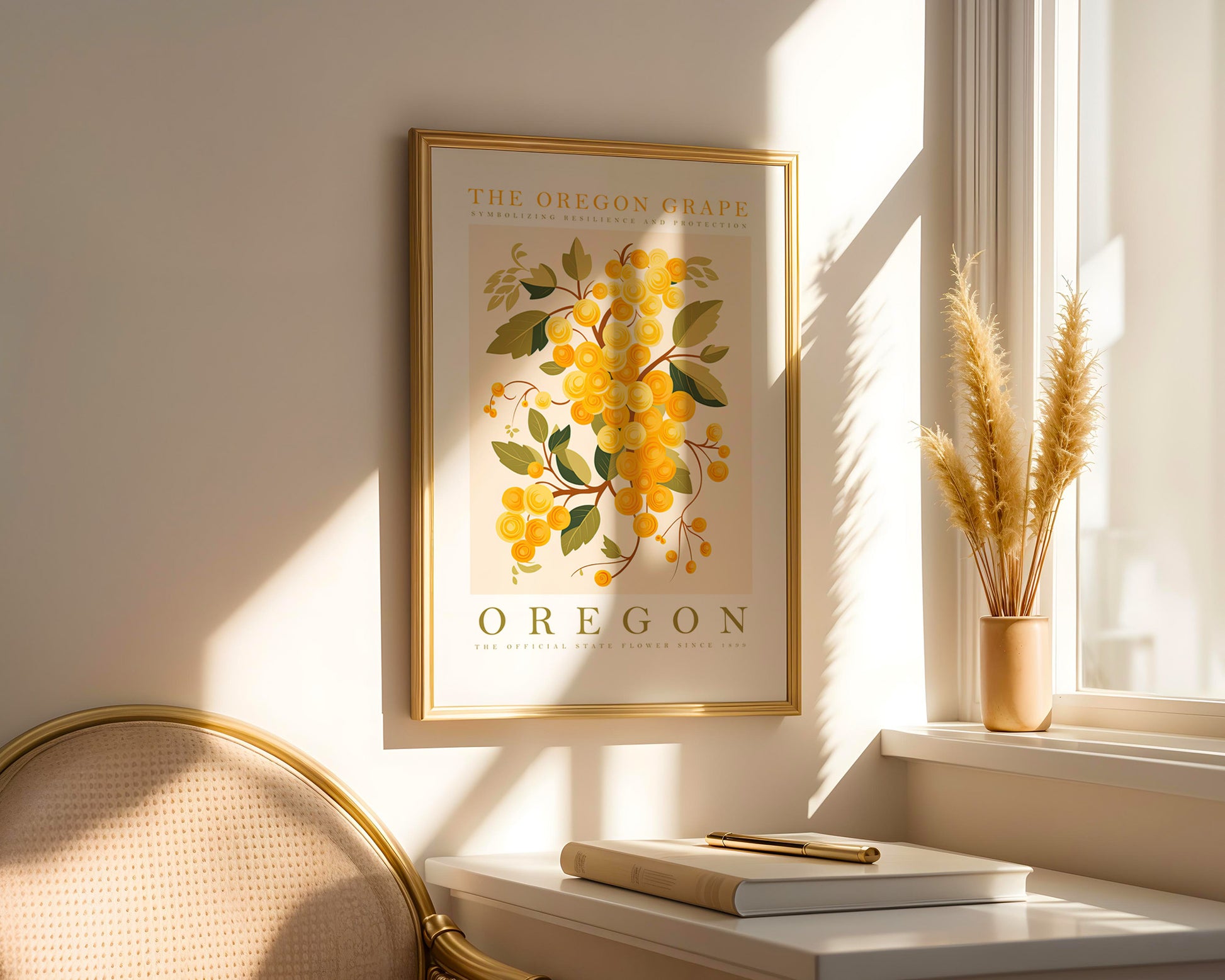 Oregon State Flower Poster - GroovyGrove