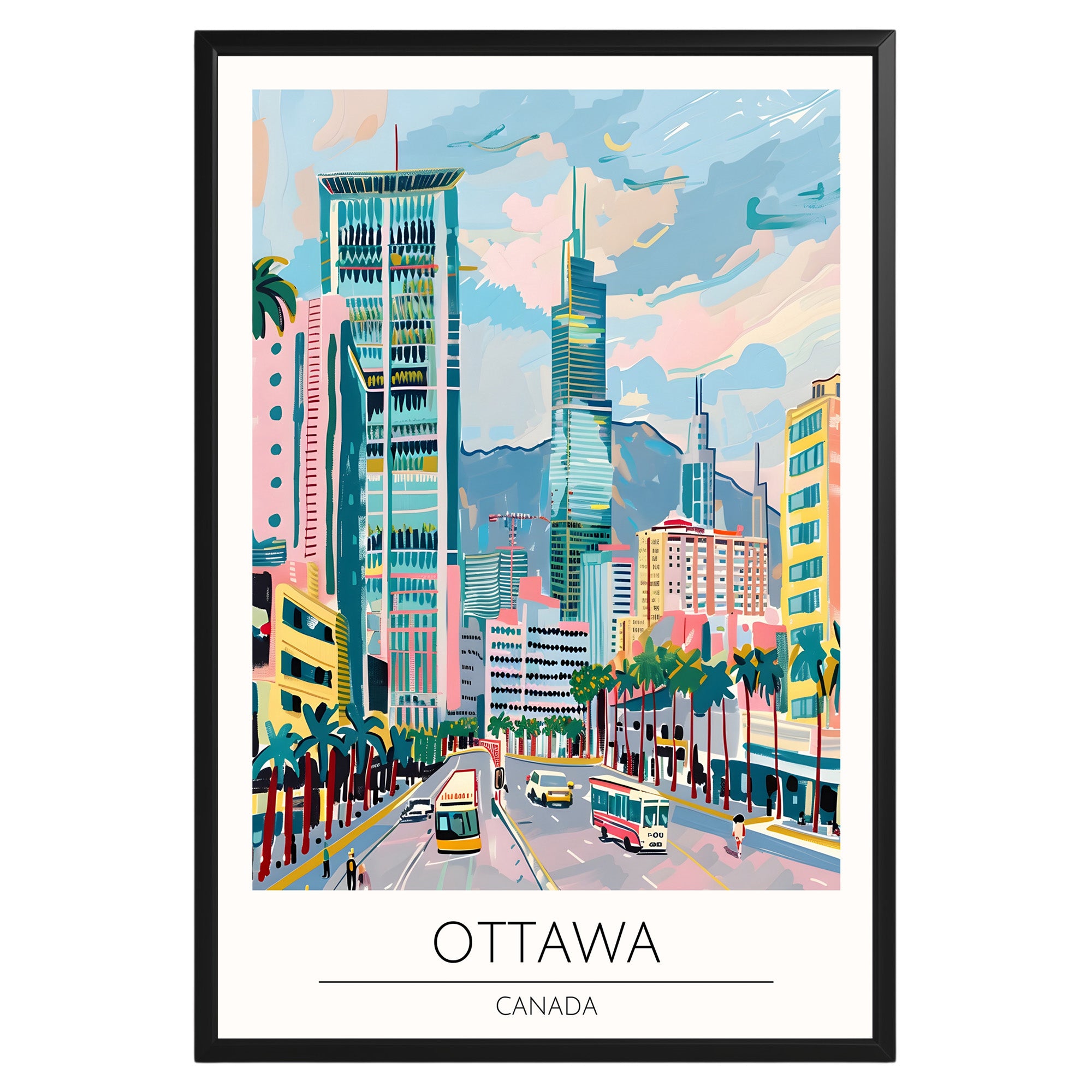 Ottawa Canada Travel Poster - GroovyGrove