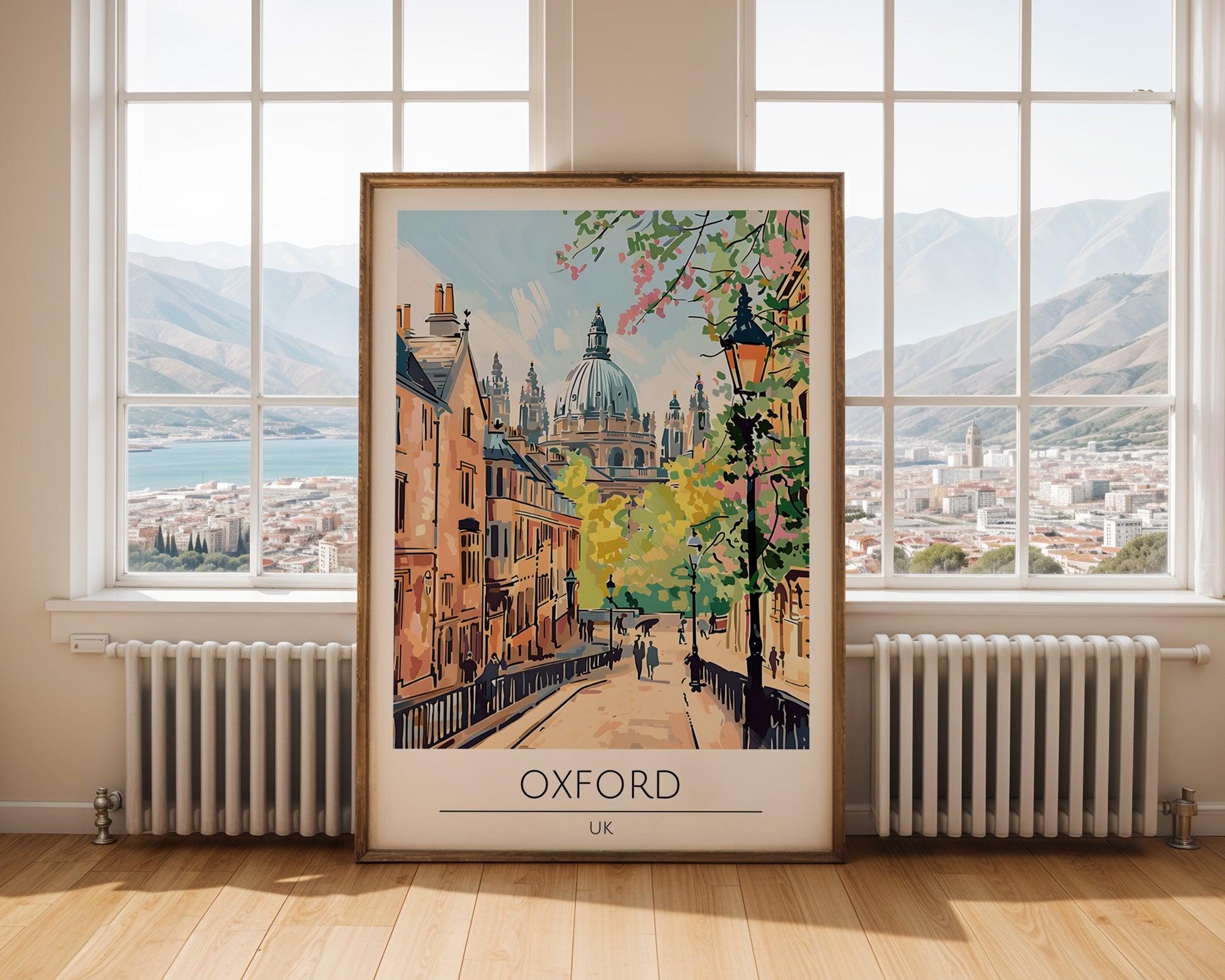 Oxford United Kingdom Travel Poster - GroovyGrove