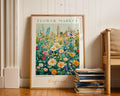 Oxford England Flower Market Poster - GroovyGrove