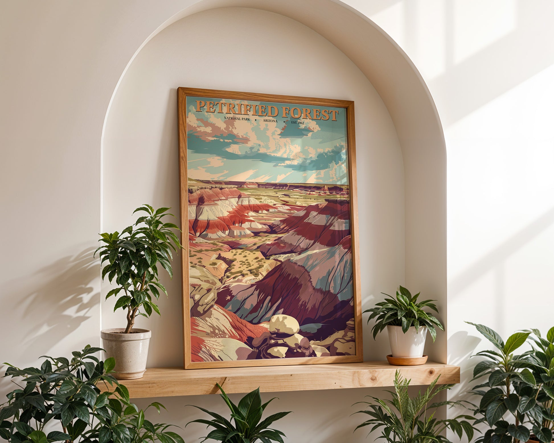 Petrified Forest National Park Vintage Poster - GroovyGrove