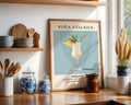 Pina Colada Vintage Cocktail Poster - GroovyGrove