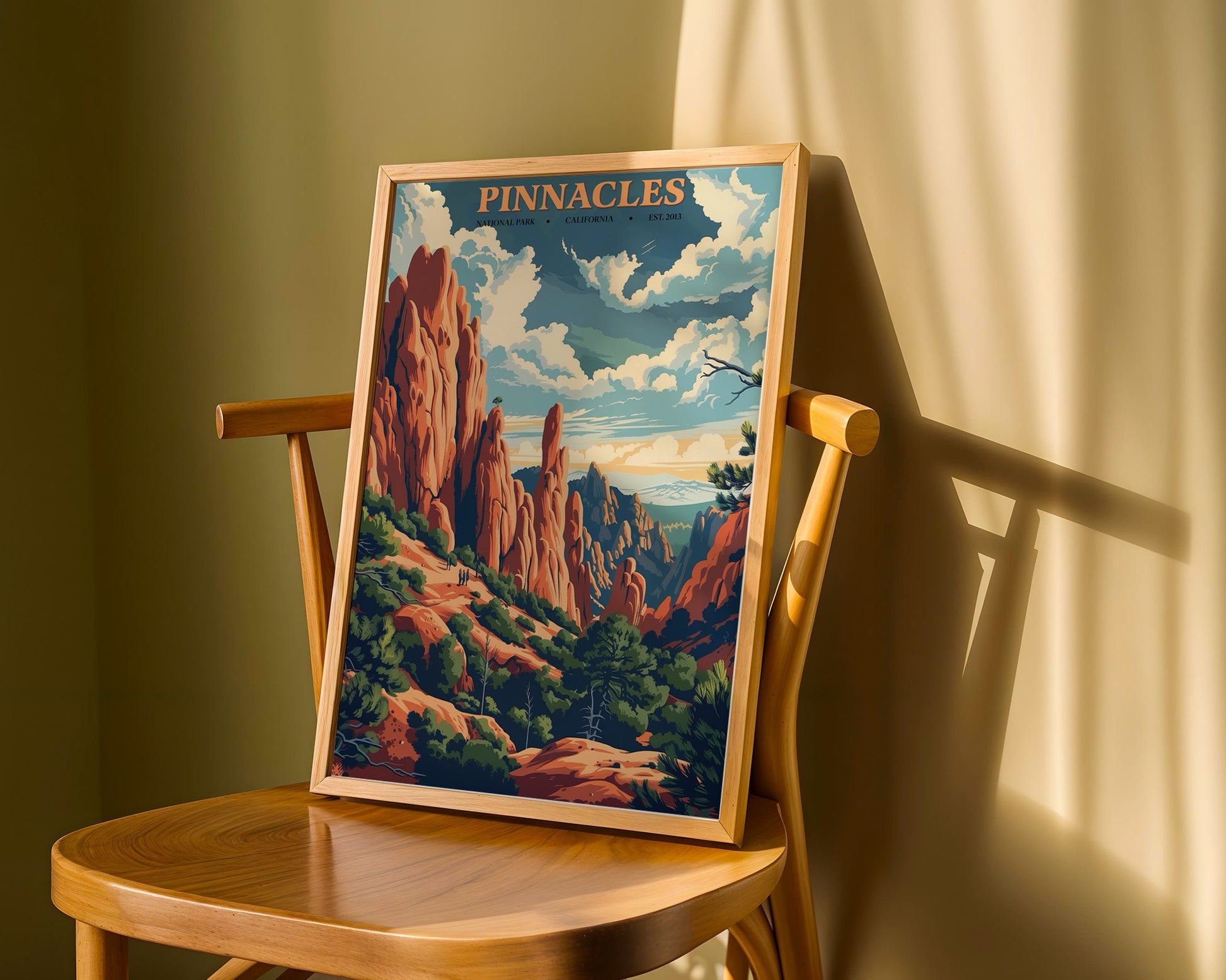 Pinnacles National Park Vintage Poster - GroovyGrove