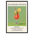 Planter's Punch Vintage Cocktail Poster - GroovyGrove