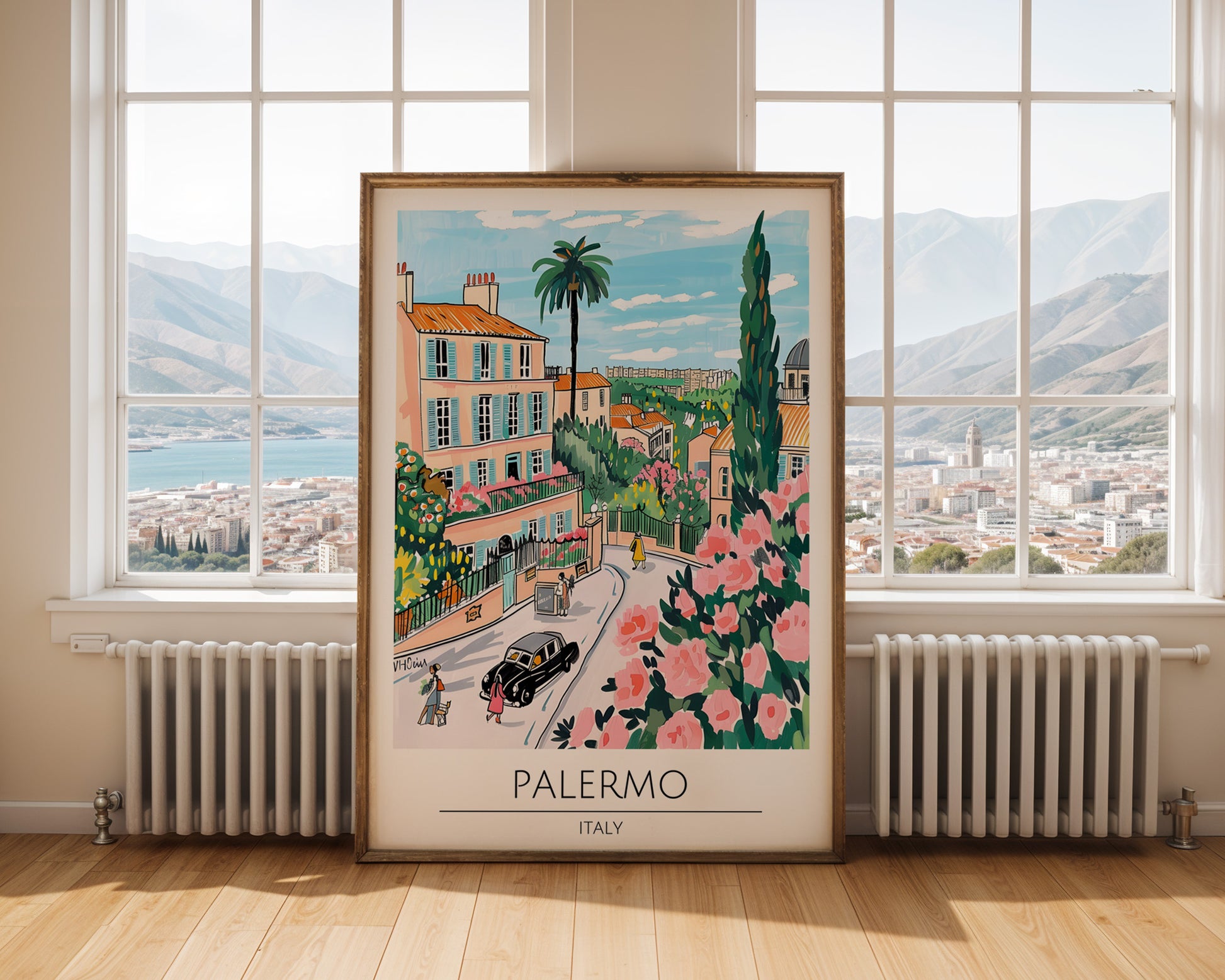 Palermo Italy Travel Poster - GroovyGrove