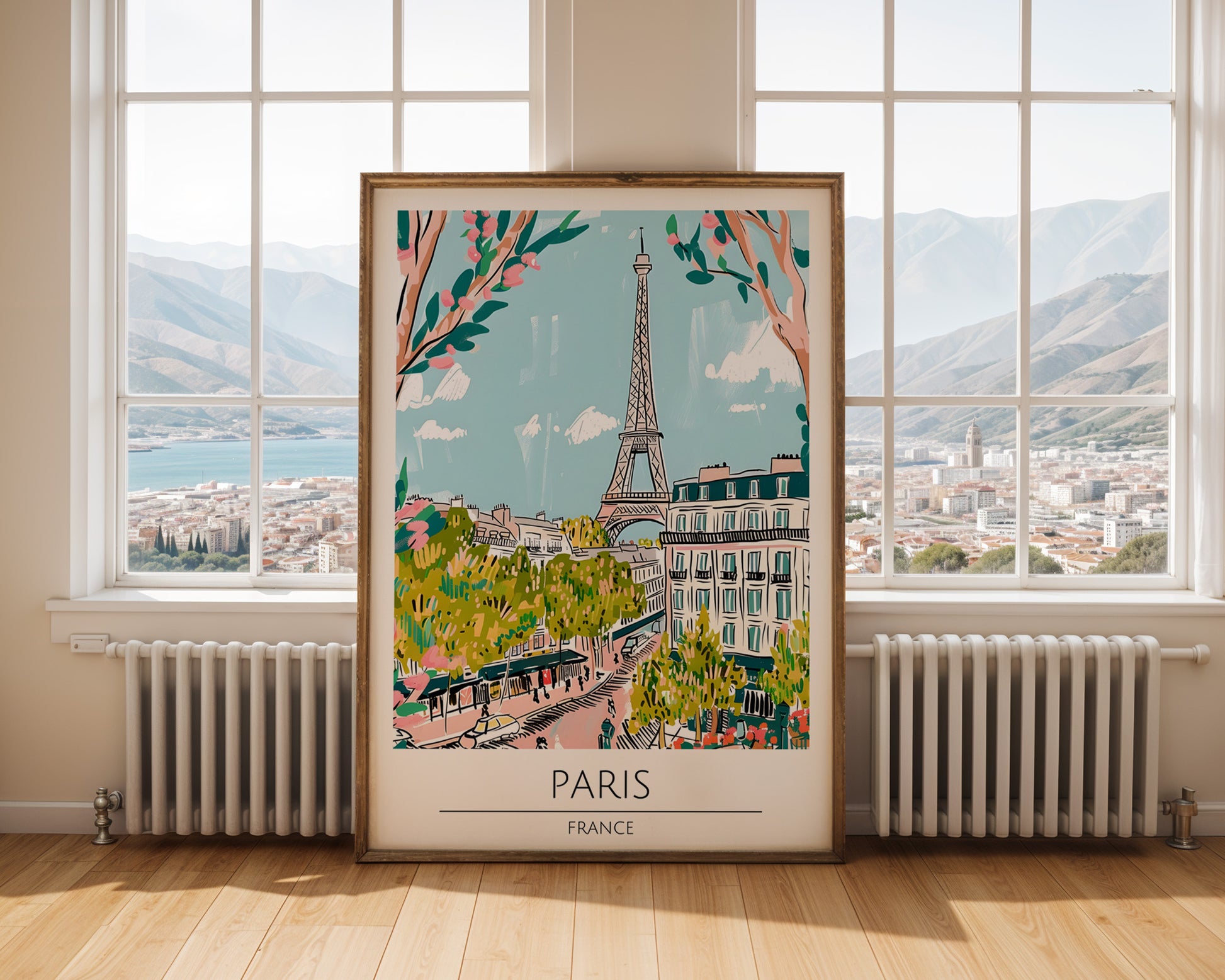 Paris France Travel Poster - GroovyGrove