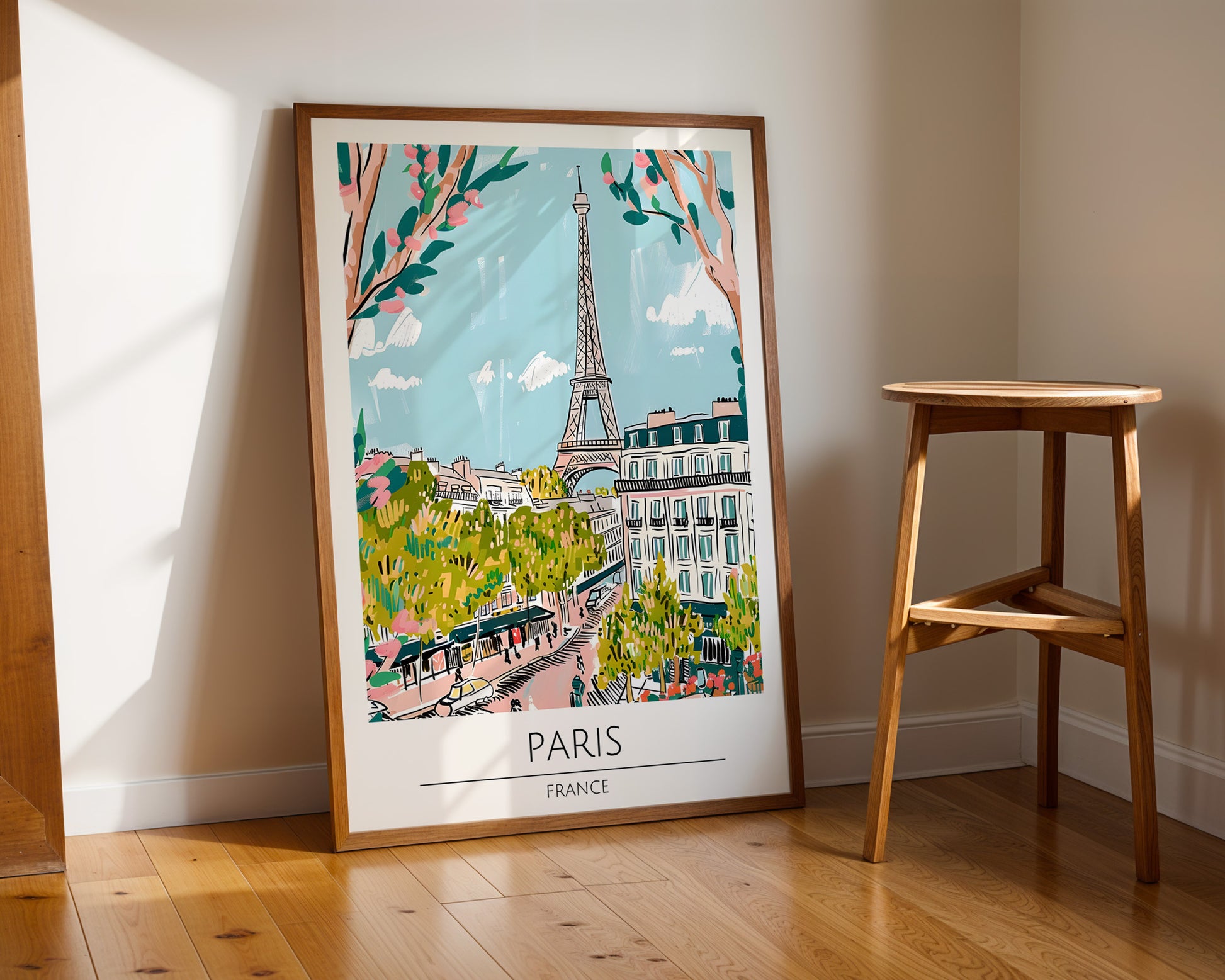 Paris France Travel Poster - GroovyGrove