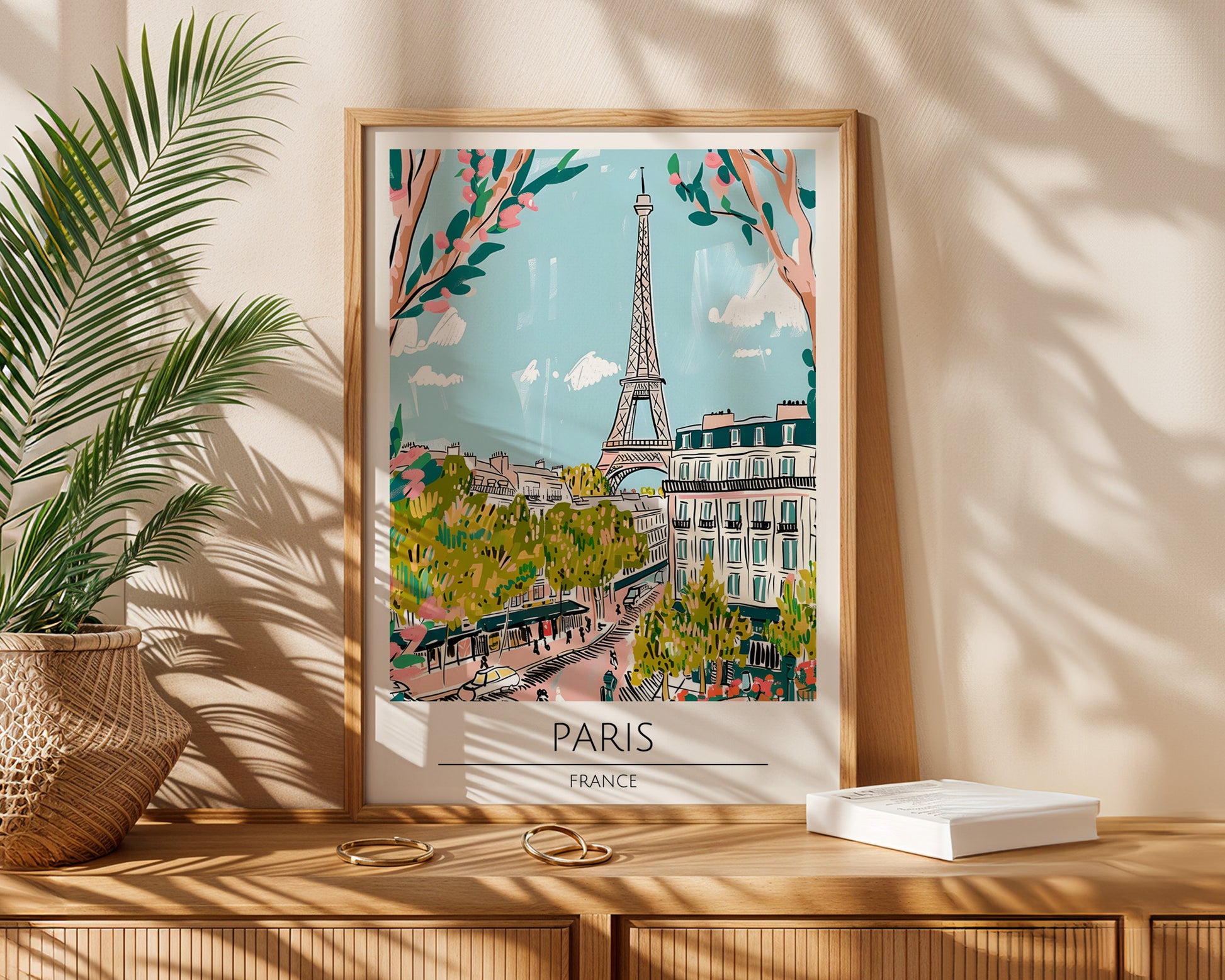 Paris France Travel Poster - GroovyGrove