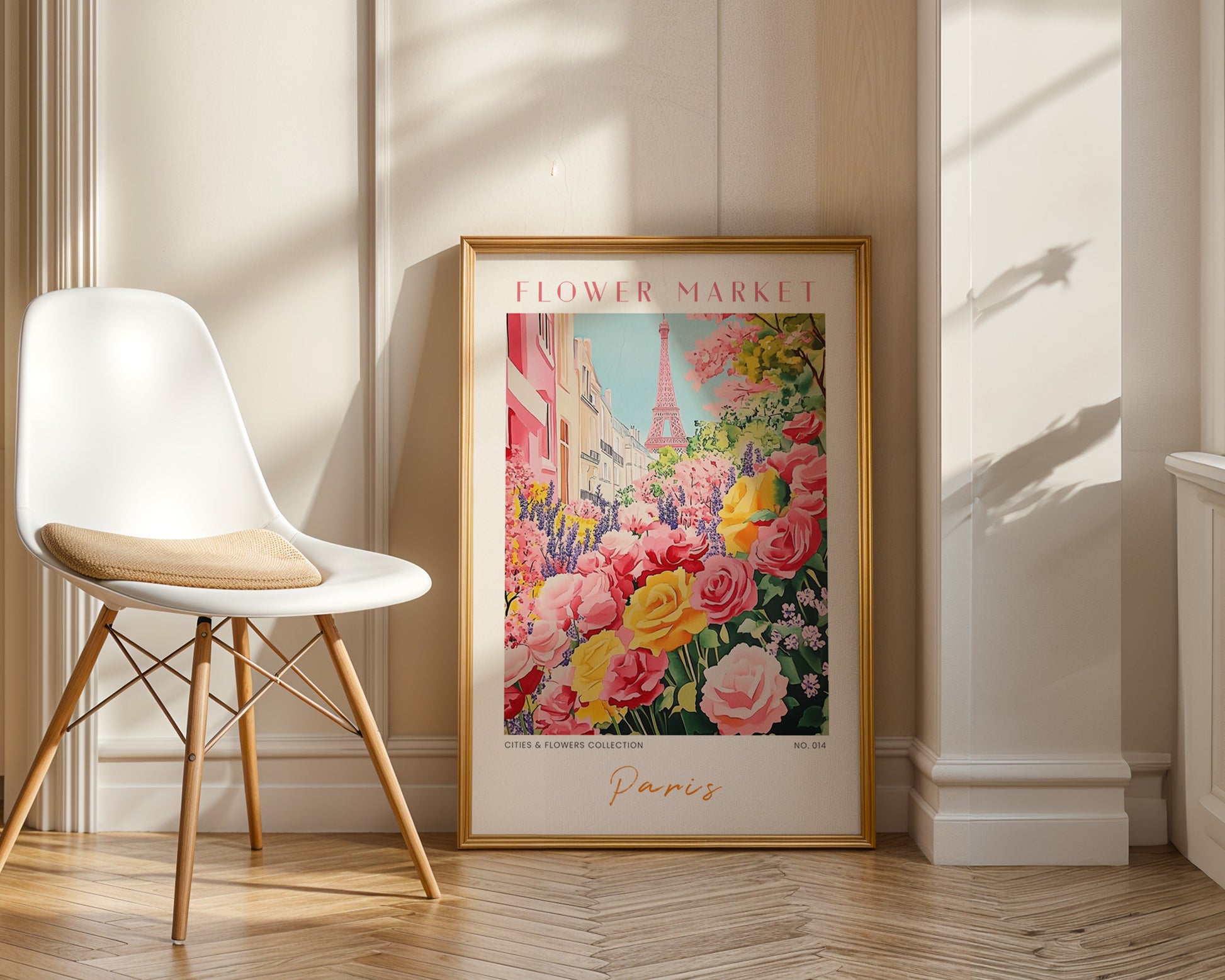 Paris France Flower Market Poster - GroovyGrove