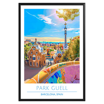 Park Güell Barcelona Spain Poster - GroovyGrove