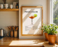 Pegu Club Cocktail Recipe Poster - GroovyGrove