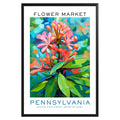 Pennsylvania State Flower Market Poster - GroovyGrove