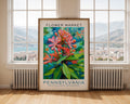 Pennsylvania State Flower Market Poster - GroovyGrove