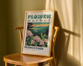 Pennsylvania Flower Market Vintage Poster - GroovyGrove