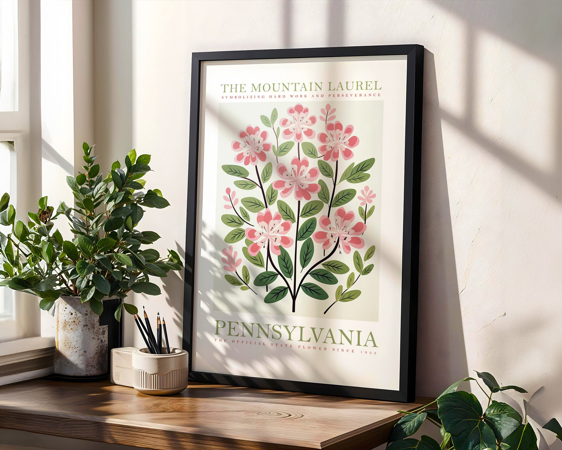 Pennsylvania State Flower Poster - GroovyGrove