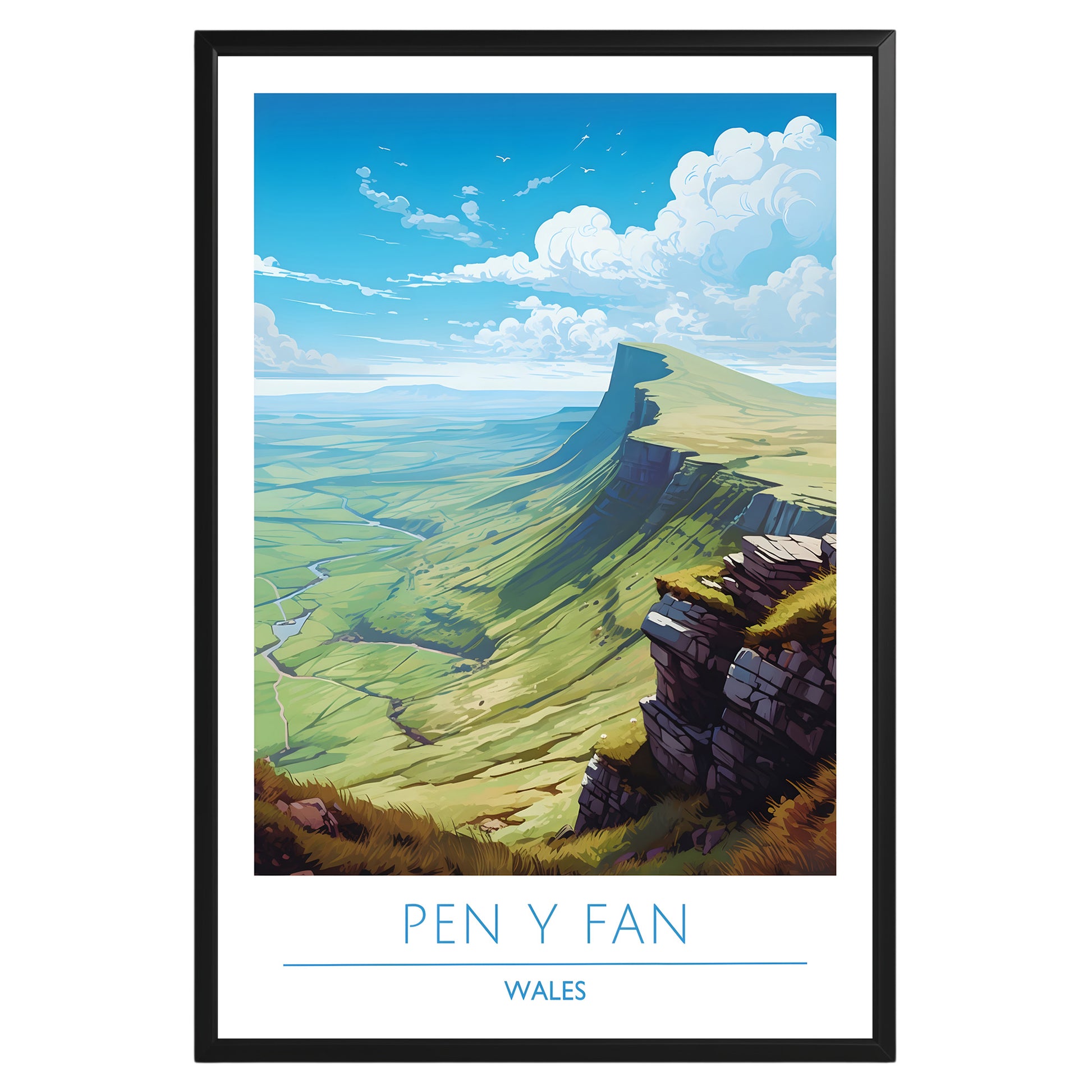 Pen y Fan Wales Poster - GroovyGrove