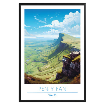 Pen y Fan Wales Poster - GroovyGrove